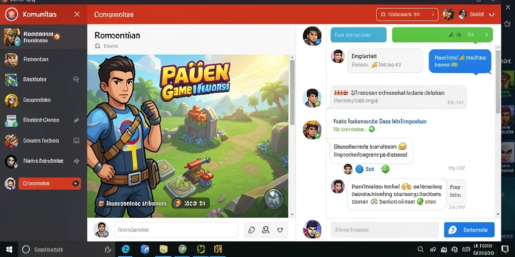 Screenshot memperlihatkan interaksi pemain dalam misi kelompok.