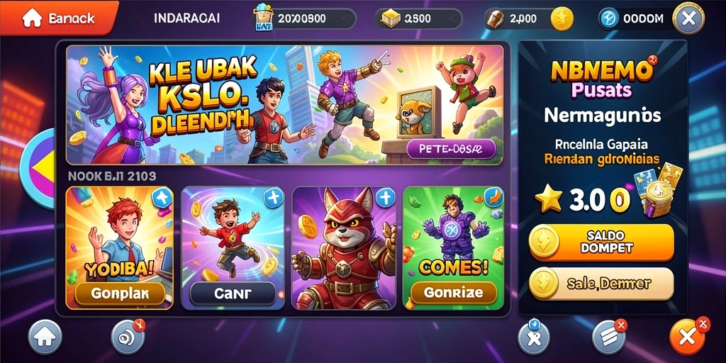 Mode multiplayer yang seru dan interaktif.
