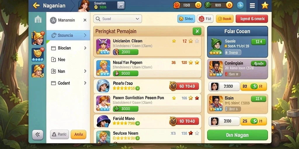Fitur multiplayer yang memungkinkan bermain bersama teman.
