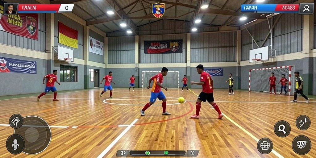 Screenshot menampilkan mode multiplayer dengan teman-teman.