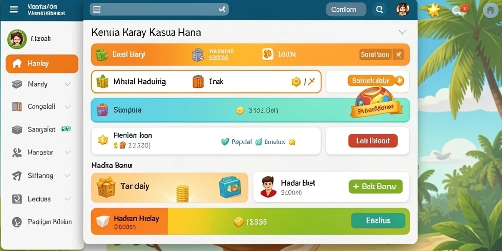 Fitur sosial untuk berinteraksi dengan pemain lain.